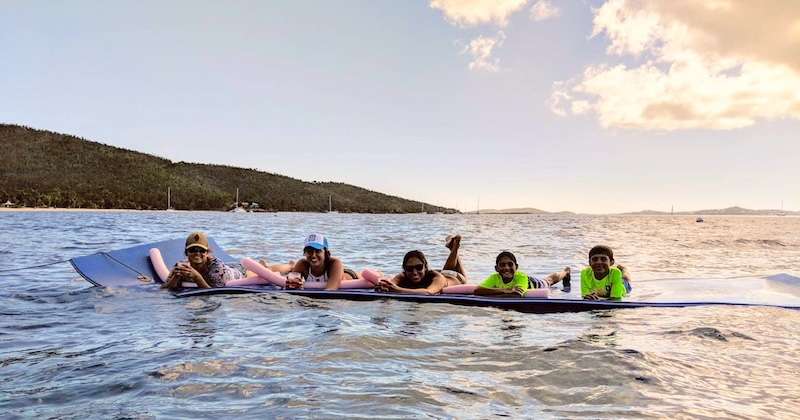 floating mat fun