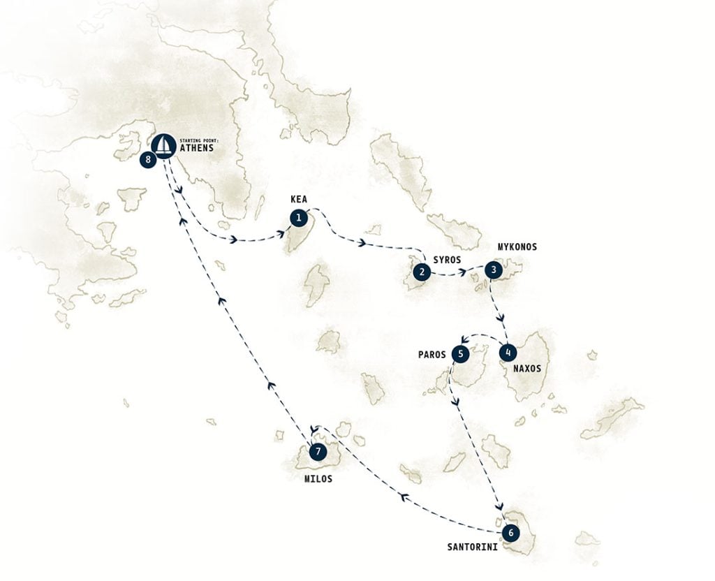 Cyclades Itinerary 2