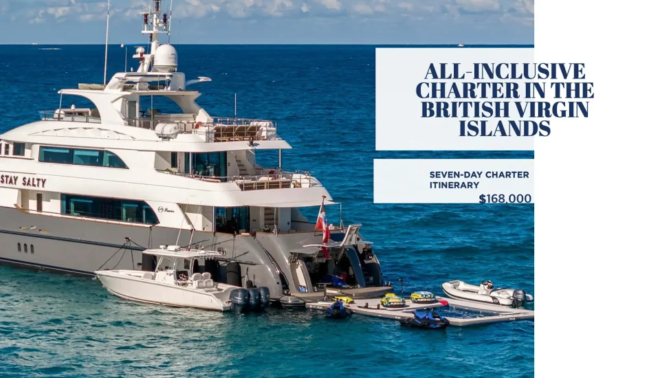 All-Inclusive yacht charters in the British Virgin Islands